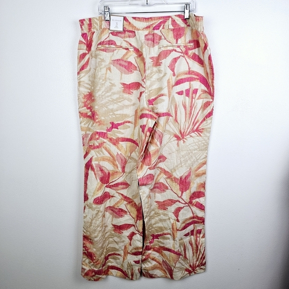 Chico's Havana Shores Linen Wide Leg Pants NWT - Picture 2 of 11